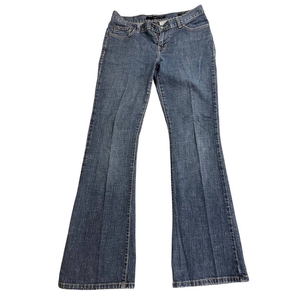 Calvin Klein Jeans Womens Size 6 Flare Leg‎ Dark Wash Denim Blue Jeans Y2K